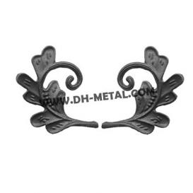 Ornamental Cast Steel leaves for Metal Stair Casting Elements