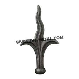 Decorative Wrought Iron Spear Top Head Railhead Spear Point