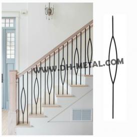 China Oval Iron Baluster Spindle Stair Metal Factory