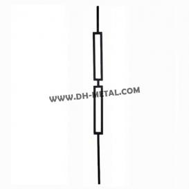 Square Decorative Iron Stair Hollow Steel Spindle