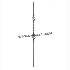 Double Basket Iron Spindles for Metal Stair