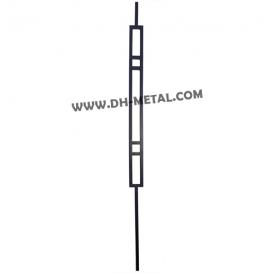 Wholesale Decorative 44in Black Powder Coated Iron Stair Spindles Metal Balusters