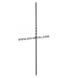 Single Twist Wrought Iron Baluster Stair Accessories