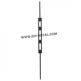 China Interior Iron Picket Hollow Railing Parts for Wood Stair Home