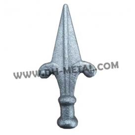Fence Spearhead Wrought Iron Fence Finials Gate railhead Gate Finial Tops Decorative Post Parts Metal Cap