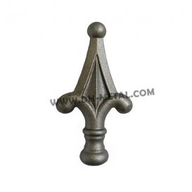 Metal Weldable Rail Heads Wrought Iron Spear Point Gates Railings Tops Spikes Balls