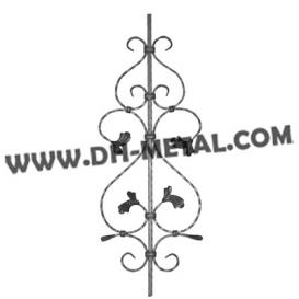 Texture Metal Stair Parts for Indoor Construction hardware
