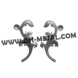 Decorative Cast Steel Leaves and Ornaments for Gate and Stair