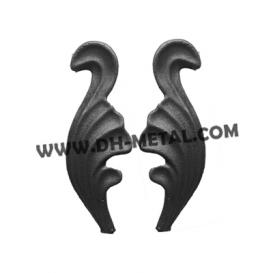 Ornamental Casting Leaves for Metal Gate Decor