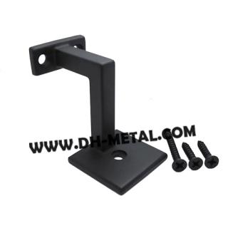 Black Handrail Stair Bracket Zinc Alloy Banister Brackets for Stair Support