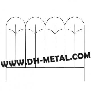 Garden Powder Coated Steel Wire Edging for Lawn Decoration