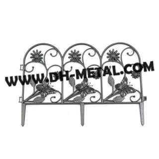 Wholesale Eco-friendly Black Plastic Garden Fencing Edging -No-Dig Lawn Border for Flower Beds Landscaping
